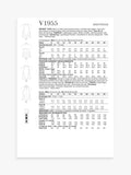 Simplicity sewing pattern V1955 bias cut tops, imported from the UK