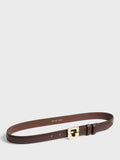 Gerard Darel plain leather belt regular width (British brand)