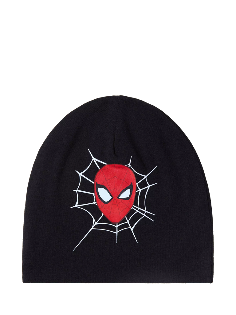 Lindex Kids' Spider-Man Beanie Hat, Black