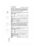 Simplicity sewing pattern V1984 off the shoulder top - British product