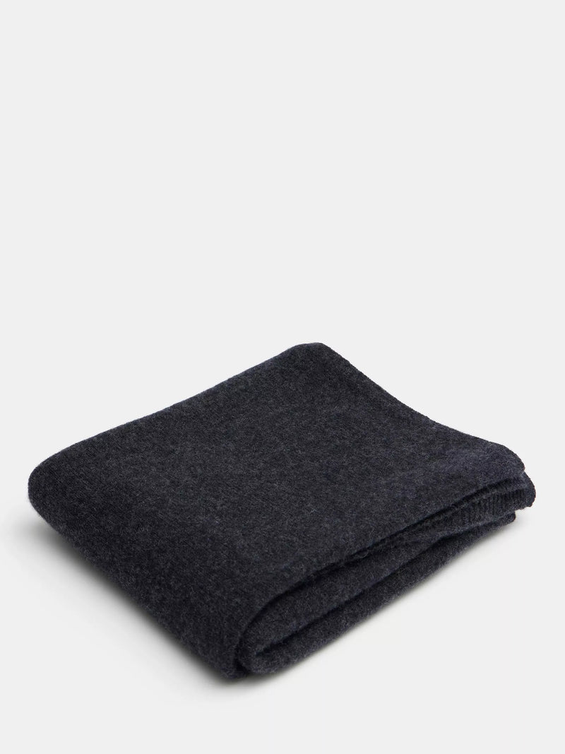 HUSH Cashmere Scarf, Dark Grey, One Size
