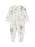 Polarn O. Pyret Baby Hot Air Balloon Sleepsuit, White