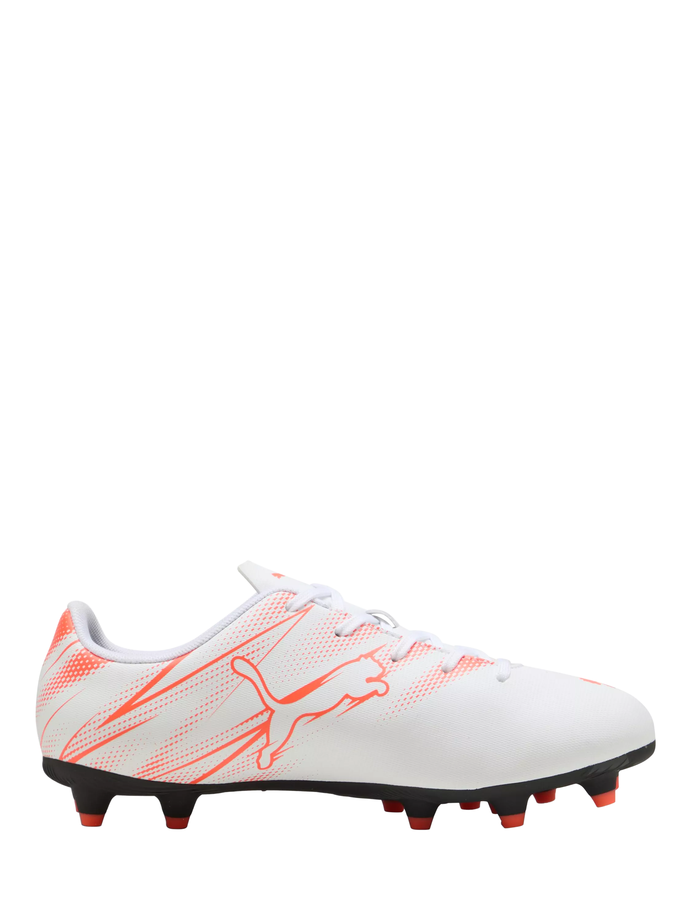 PUMA Attacanto Kinder-Fußballschuhe weiß rot, UK-Version
