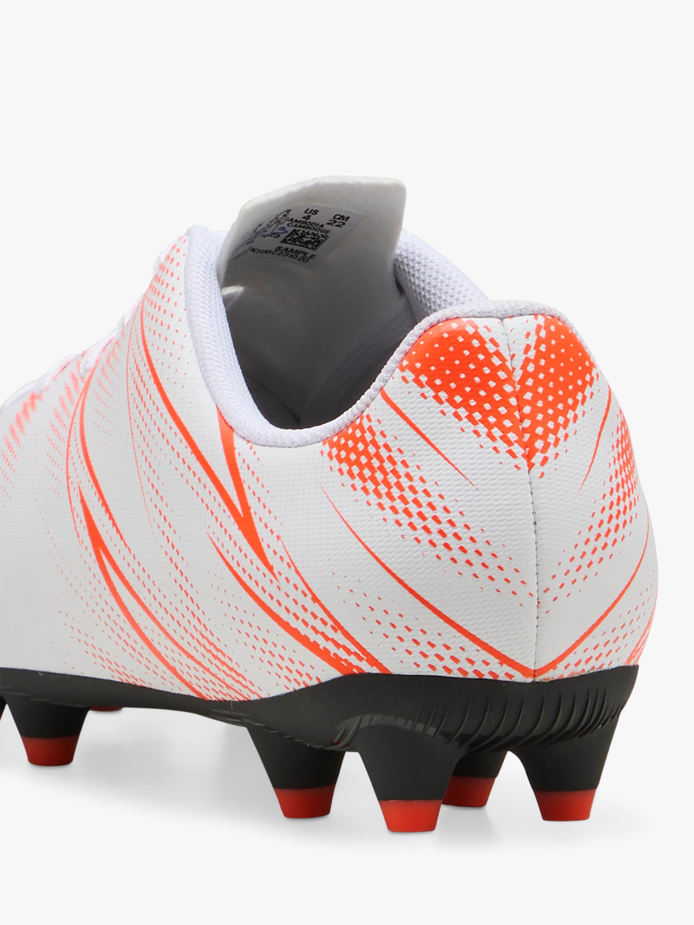 PUMA Attacanto Kinder-Fußballschuhe weiß rot, UK-Version