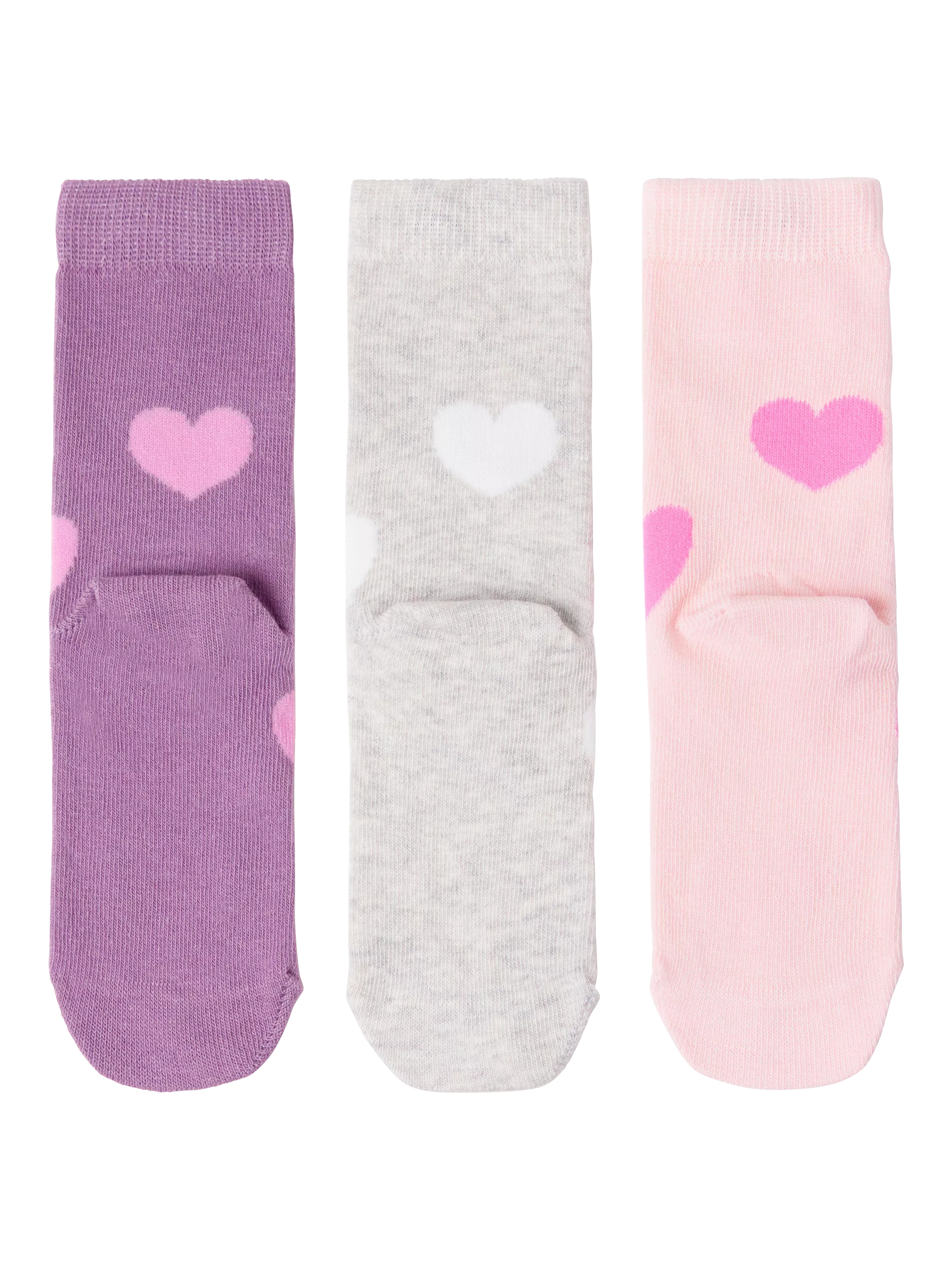 Lindex kids heart socks pack of 3, imported from the UK