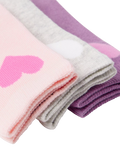 Lindex kids heart socks pack of 3, imported from the UK
