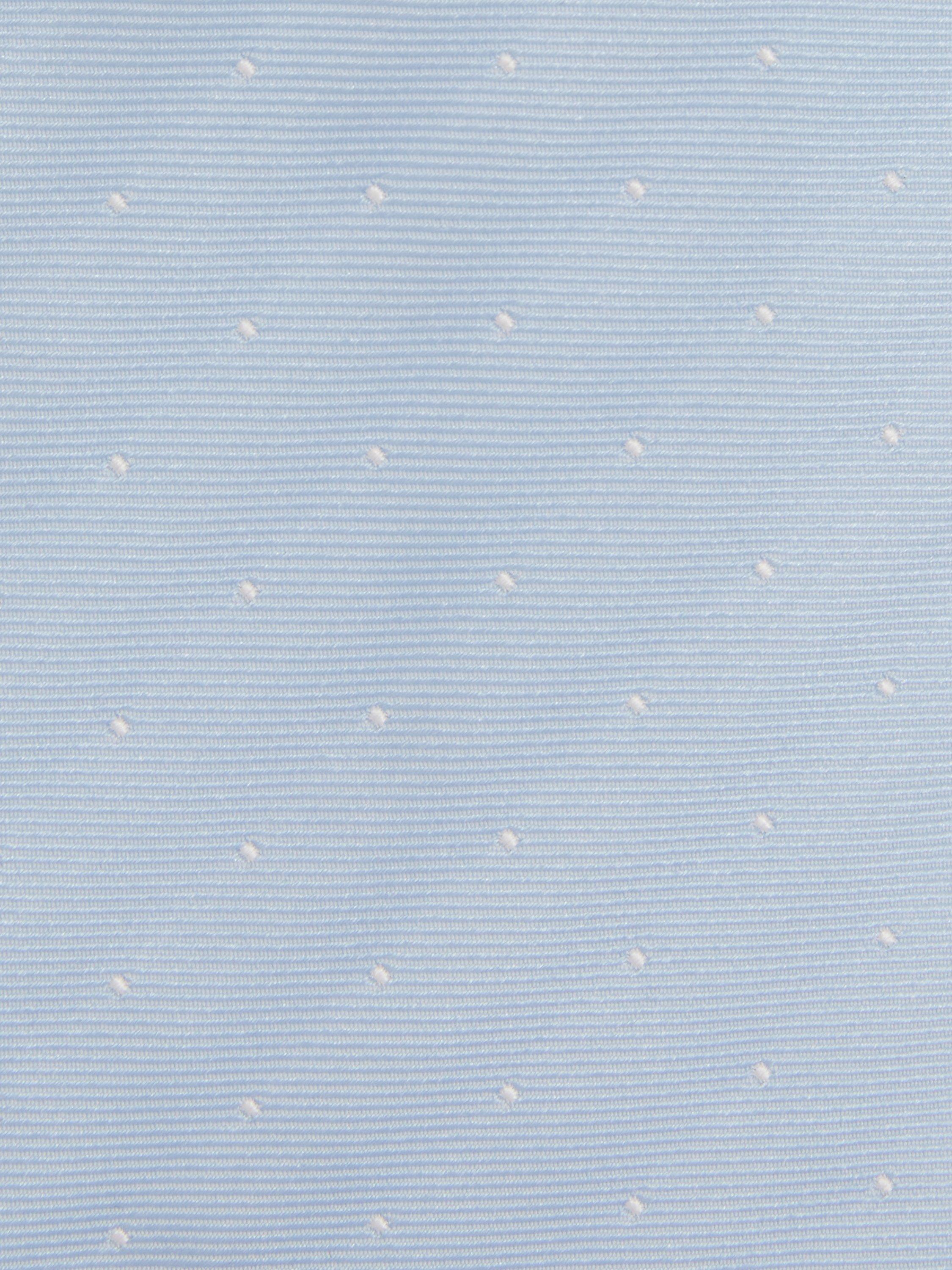 Reiss silk blend light blue textured tie (British brand)