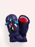 Mini Boden Kids' All Weather Mittens, Navy/Multi