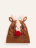 Mini Boden Kids' Festive Beanie Hat