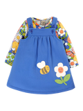 Frugi Baby Polly Pinafore and Long Sleeve Top Set