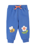 Frugi Baby Organic Cotton Character Crawler Joggers, Blue