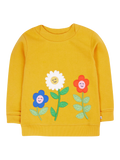 Frugi Kids' Organic Cotton Easy On Jumper, Gold/Multi