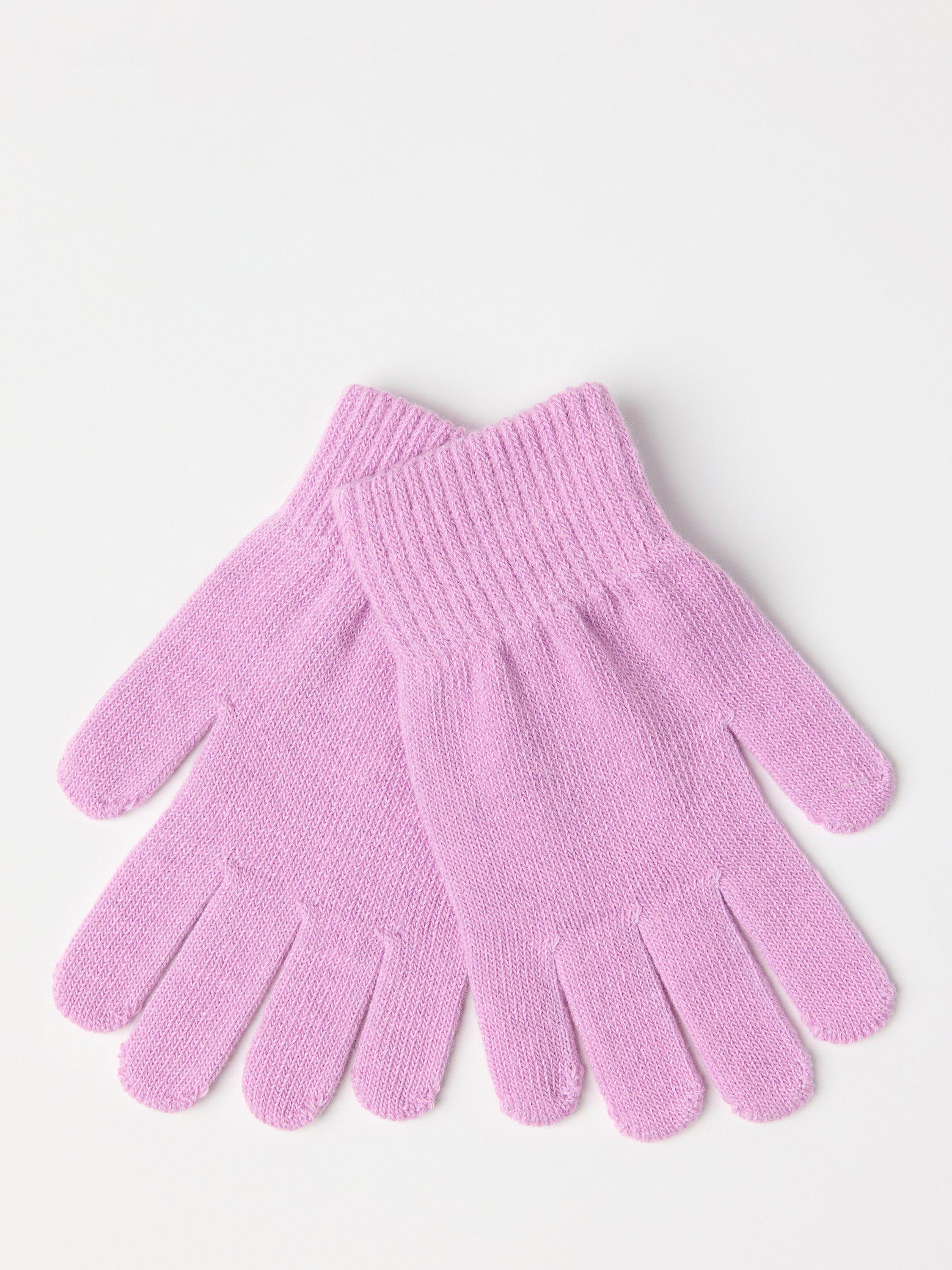 Lindex kids unicorn beanie hat gloves set light lilac - British product