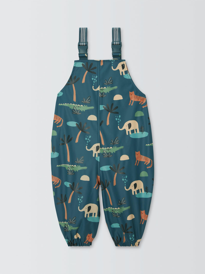 Baby Waterproof Safari Dungarees with Adjustable Straps