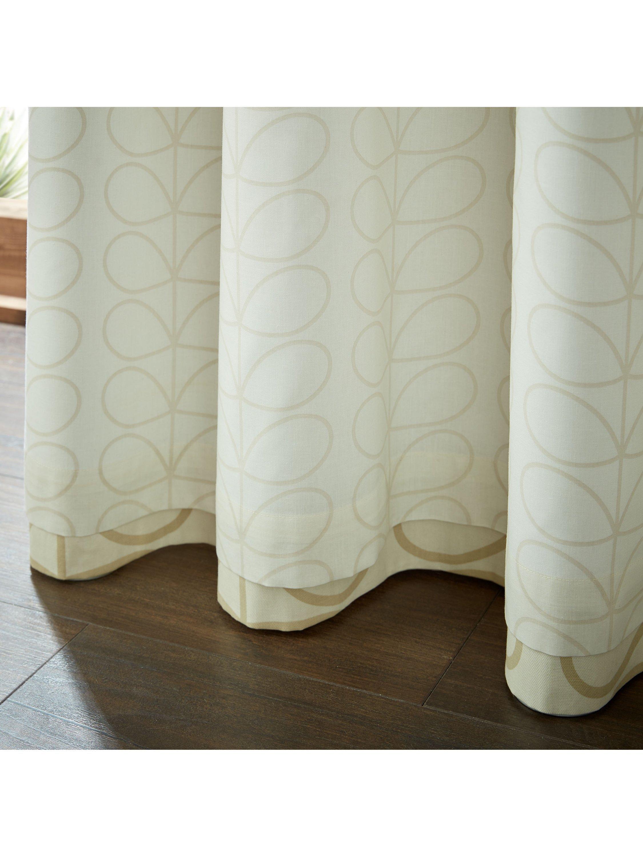 Orla Kiely Linear Stem eyelet curtains 117x137cm (British brand)