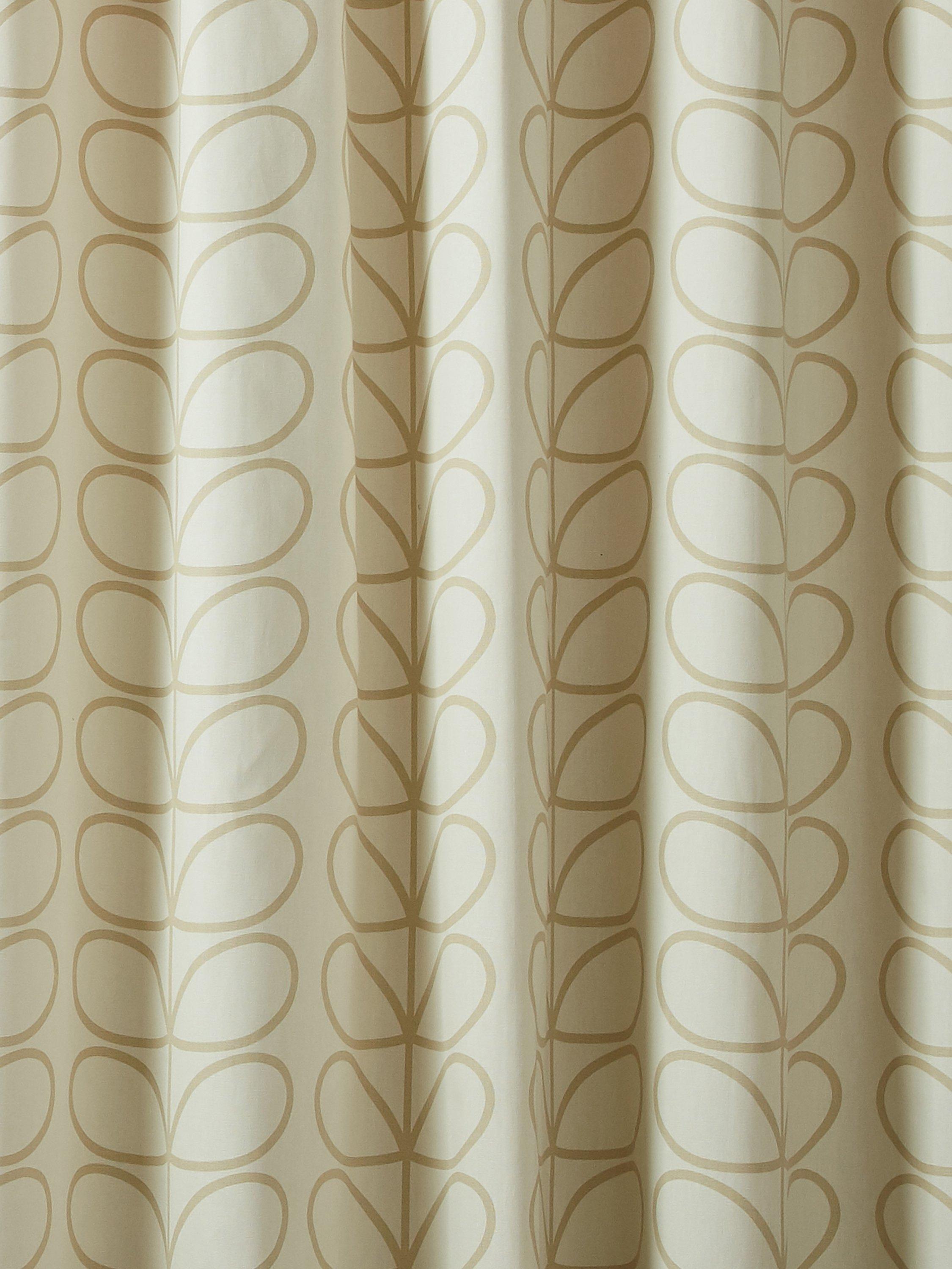 Orla Kiely Linear Stem eyelet curtains 117x137cm (British brand)
