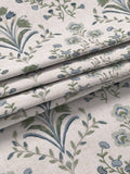 John Lewis Tulipa curtains Lake Blue embroidered - imported from the UK
