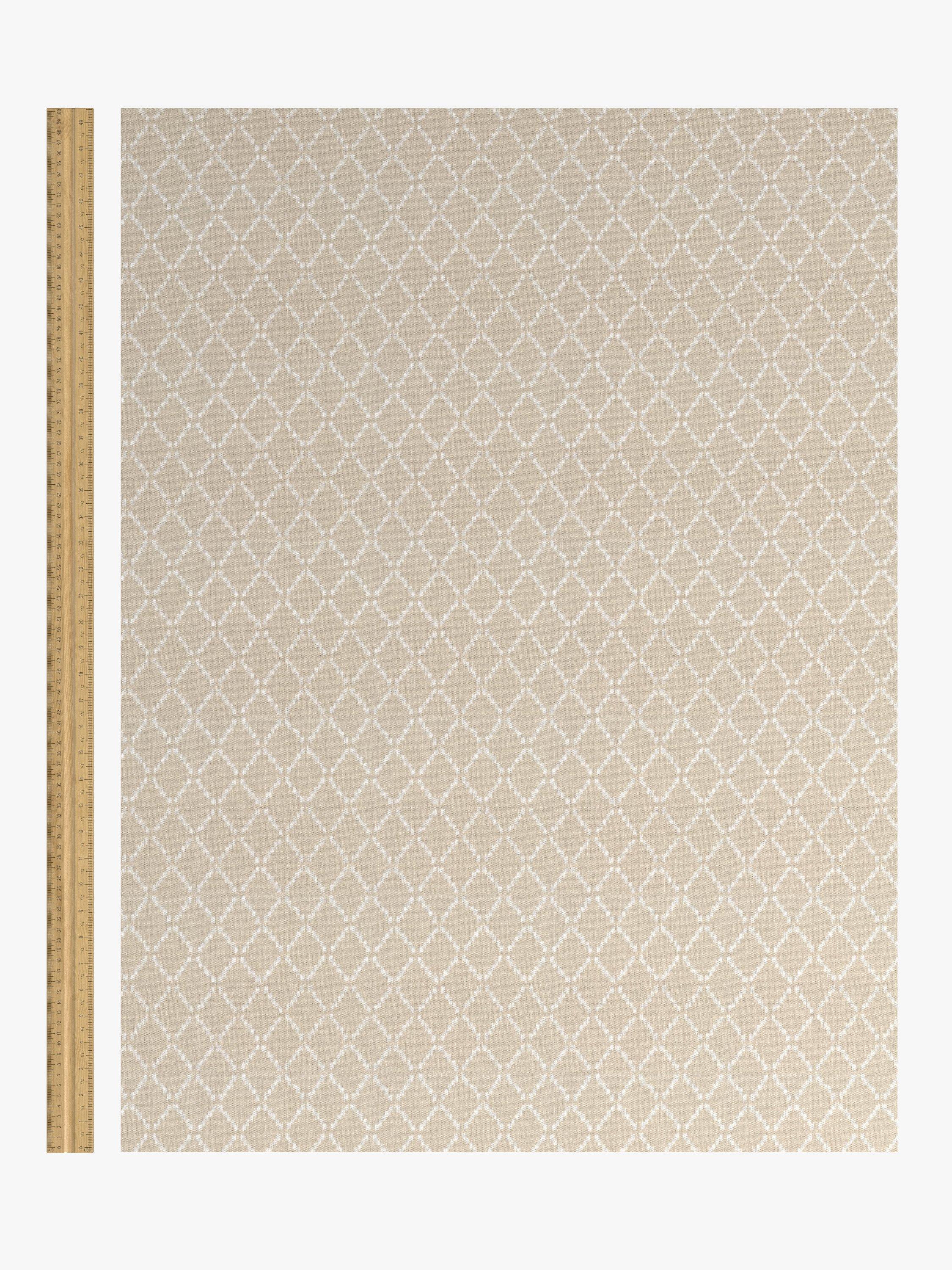 John Lewis Diamond Ikat lined curtains pair 117x182cm, UK version