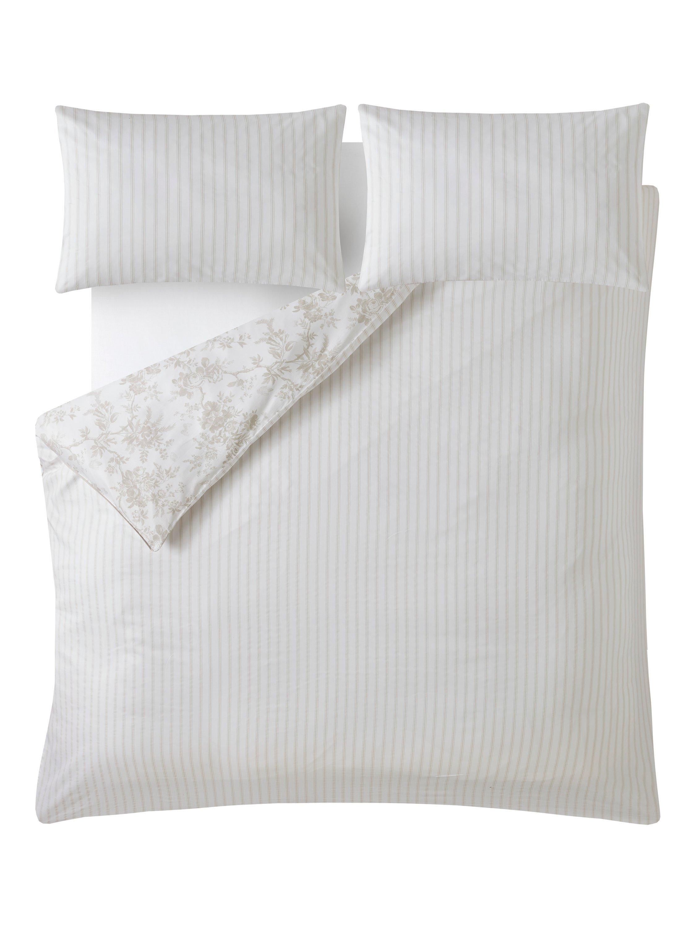 Laura Ashley Walled Garden duvet cover set in Dove Grey, UK version