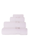 Jasper Conran London Zero Twist Cotton Fast Drying Towel, Blush, Face Cloth, Pair