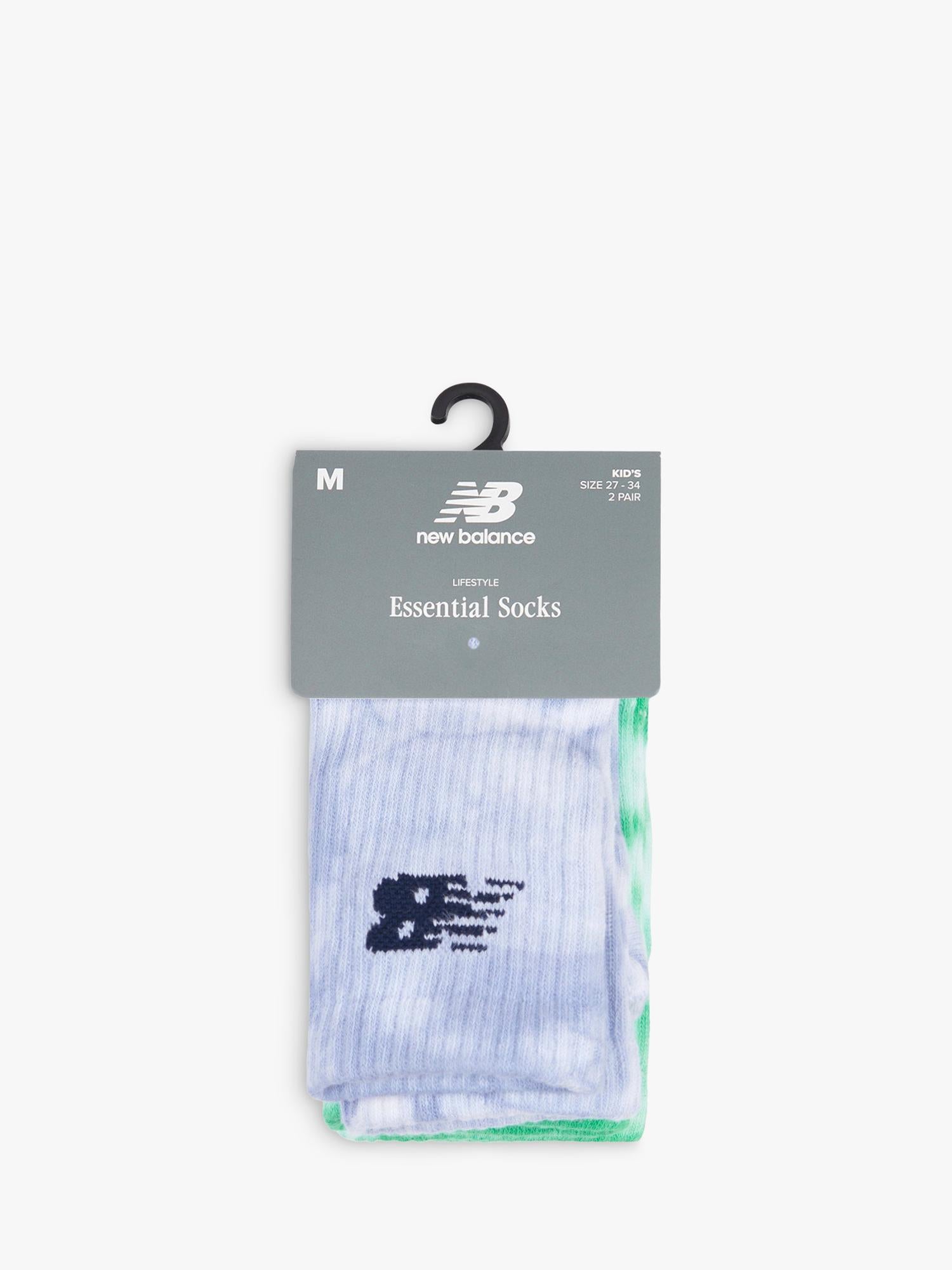 New Balance kids socks dye effect pack of 2, imported from the UK