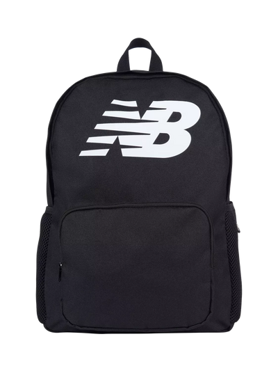 John Lewis New Balance Kids' Logo Backpack, Caviar