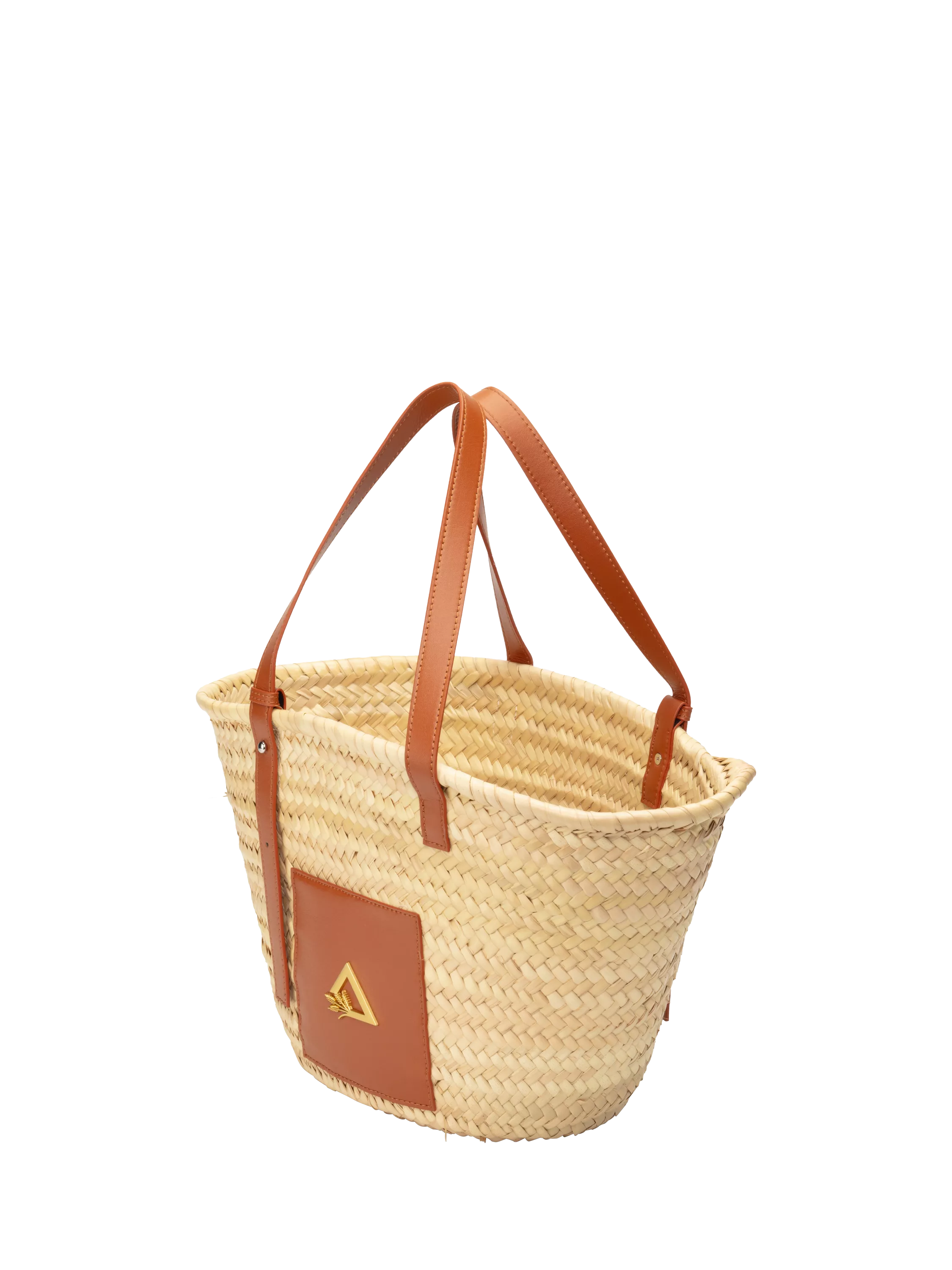 Hay Life straw tote bag natural palm grass, UK version