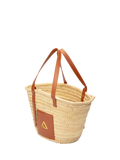 Hay Life straw tote bag natural palm grass, UK version