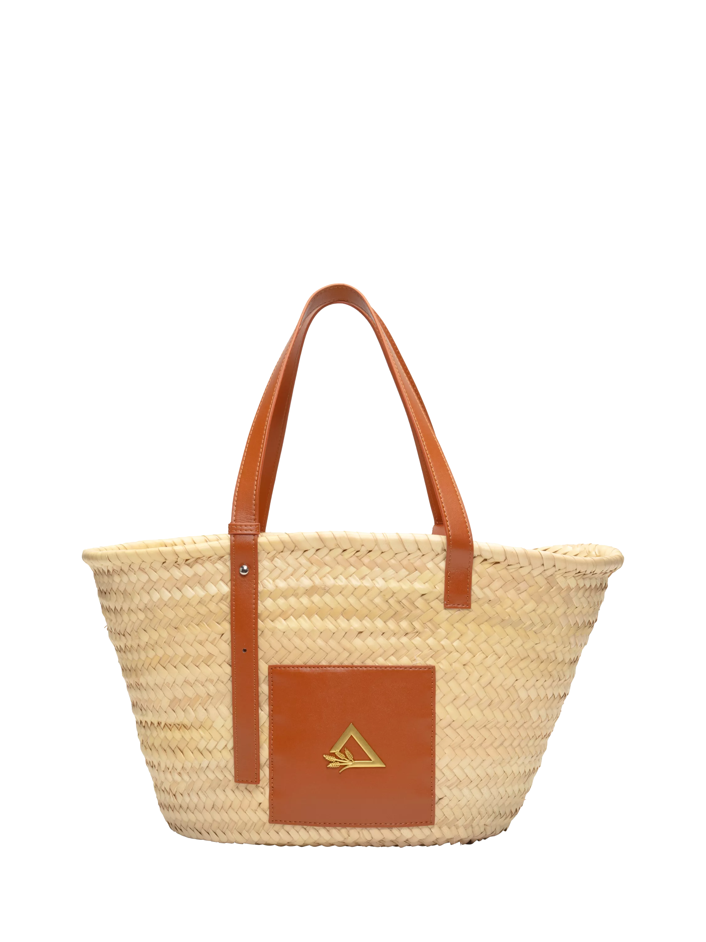 Hay Life straw tote bag natural palm grass, UK version