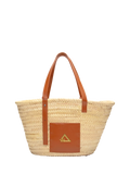 Hay Life straw tote bag natural palm grass, UK version