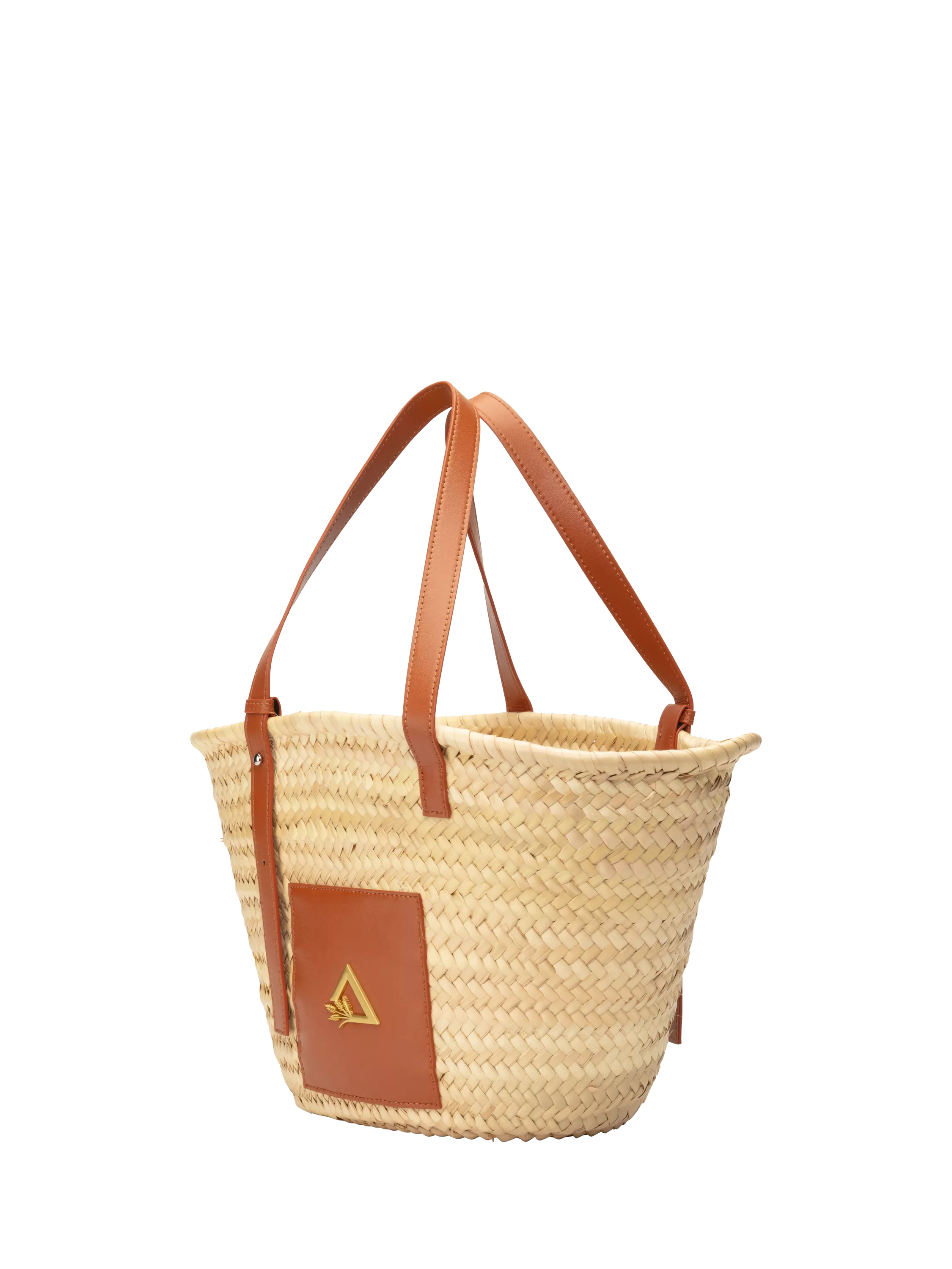 Hay Life straw tote bag natural palm grass, UK version