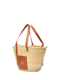 Hay Life straw tote bag natural palm grass, UK version