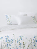 John Lewis cotton sateen duvet cover set floral border double (British brand)