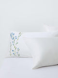John Lewis cotton sateen duvet cover set floral border double (British brand)