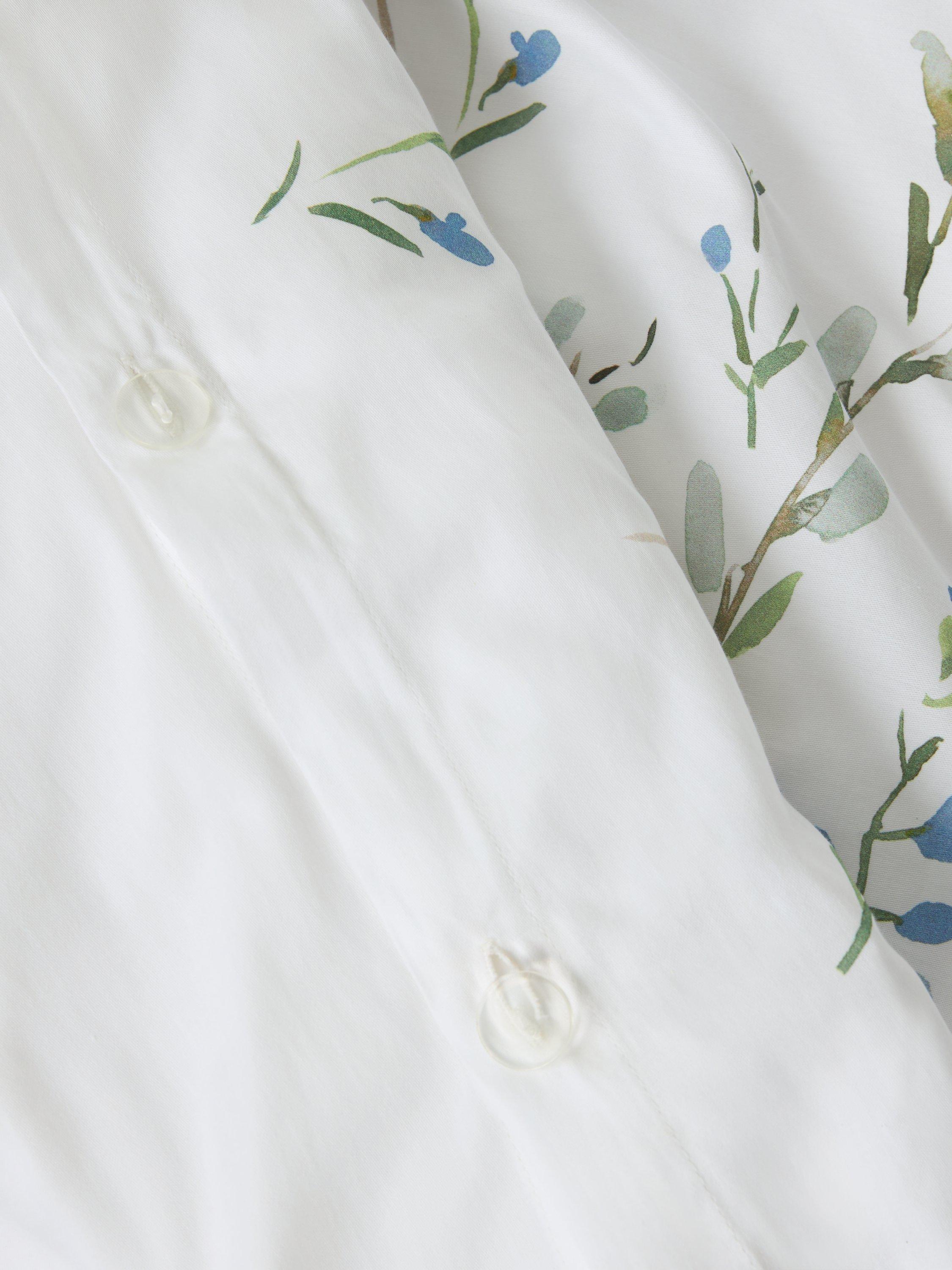 John Lewis cotton sateen duvet cover set floral border double (British brand)