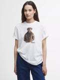 Barbour Belsay Dog Graphic T-Shirt, White