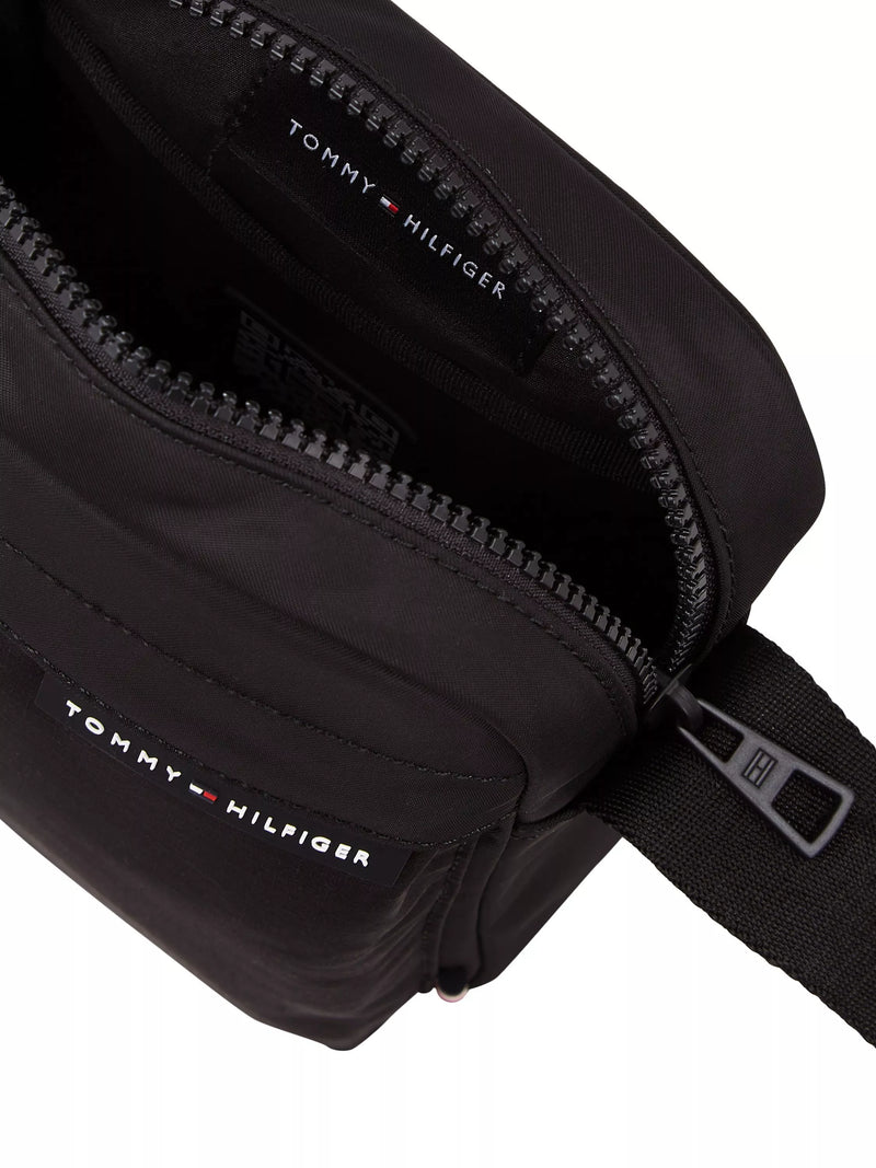 Tommy Hilfiger mini reporter bag black cross body, imported from the UK