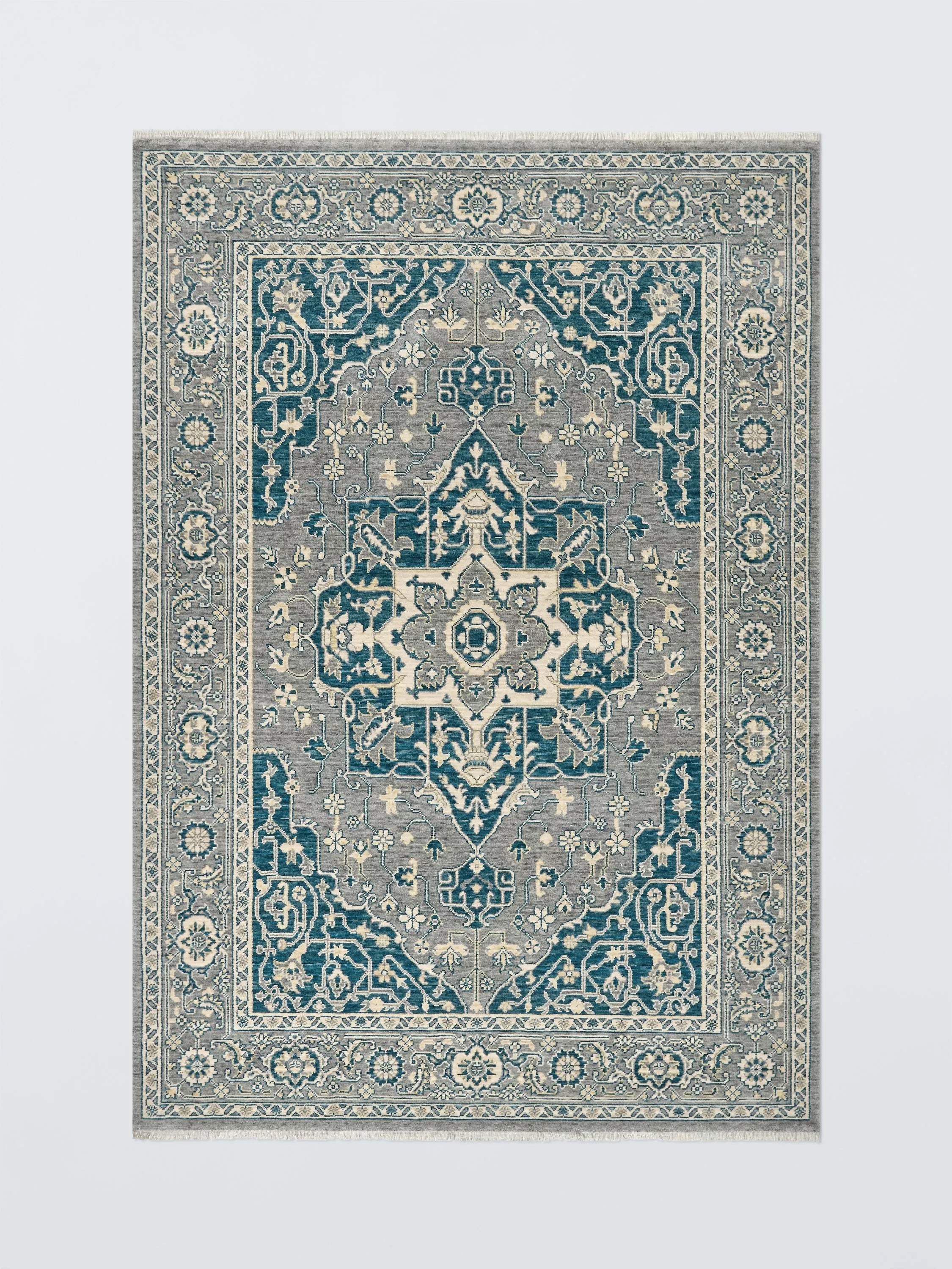 Gooch Luxury wool-rich rug blue 180x120 cm, imported from the UK