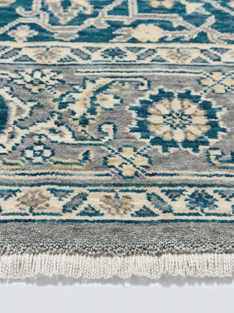 Gooch Luxury wool-rich rug blue 180x120 cm, imported from the UK