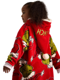 Brand Threads kids Grinch hooded blanket, imported from the UK