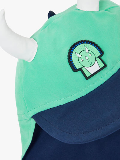 Kinder-Sonnenkappe mit Schirm und Nackenschutz, Grün
