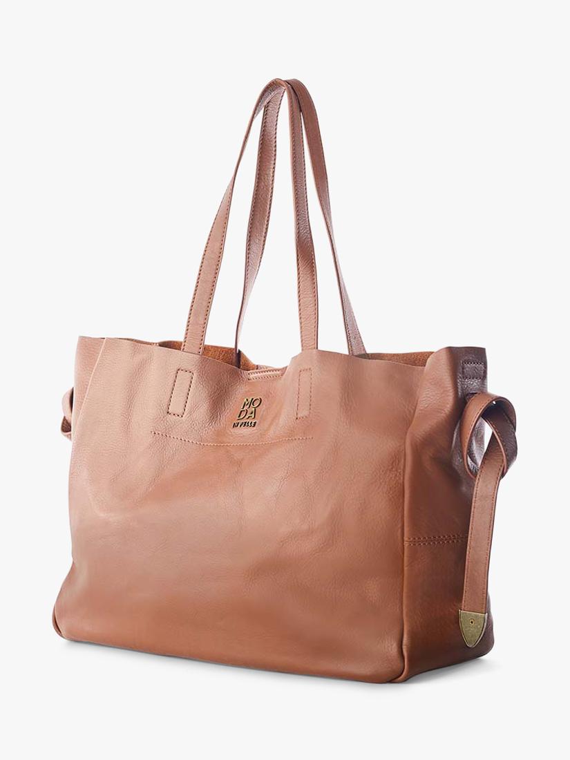 Moda in Pelle Indiana leather tote bag, imported from the UK