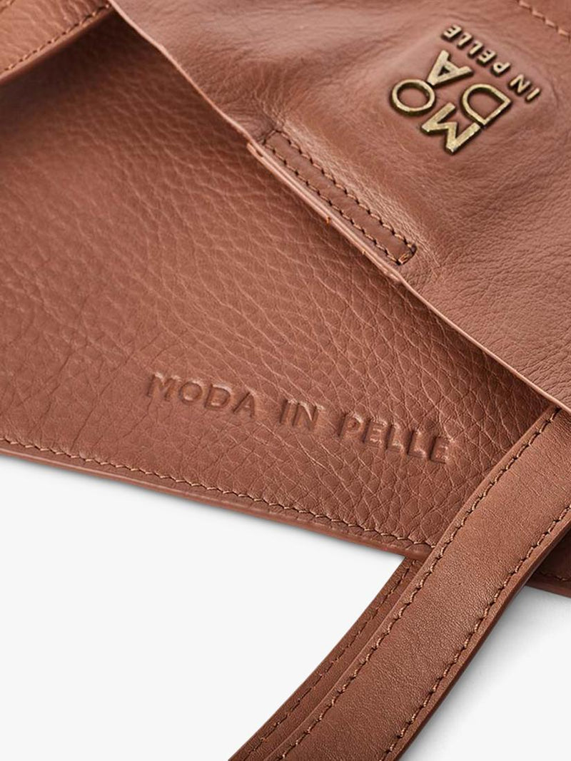 Moda in Pelle Indiana leather tote bag, imported from the UK