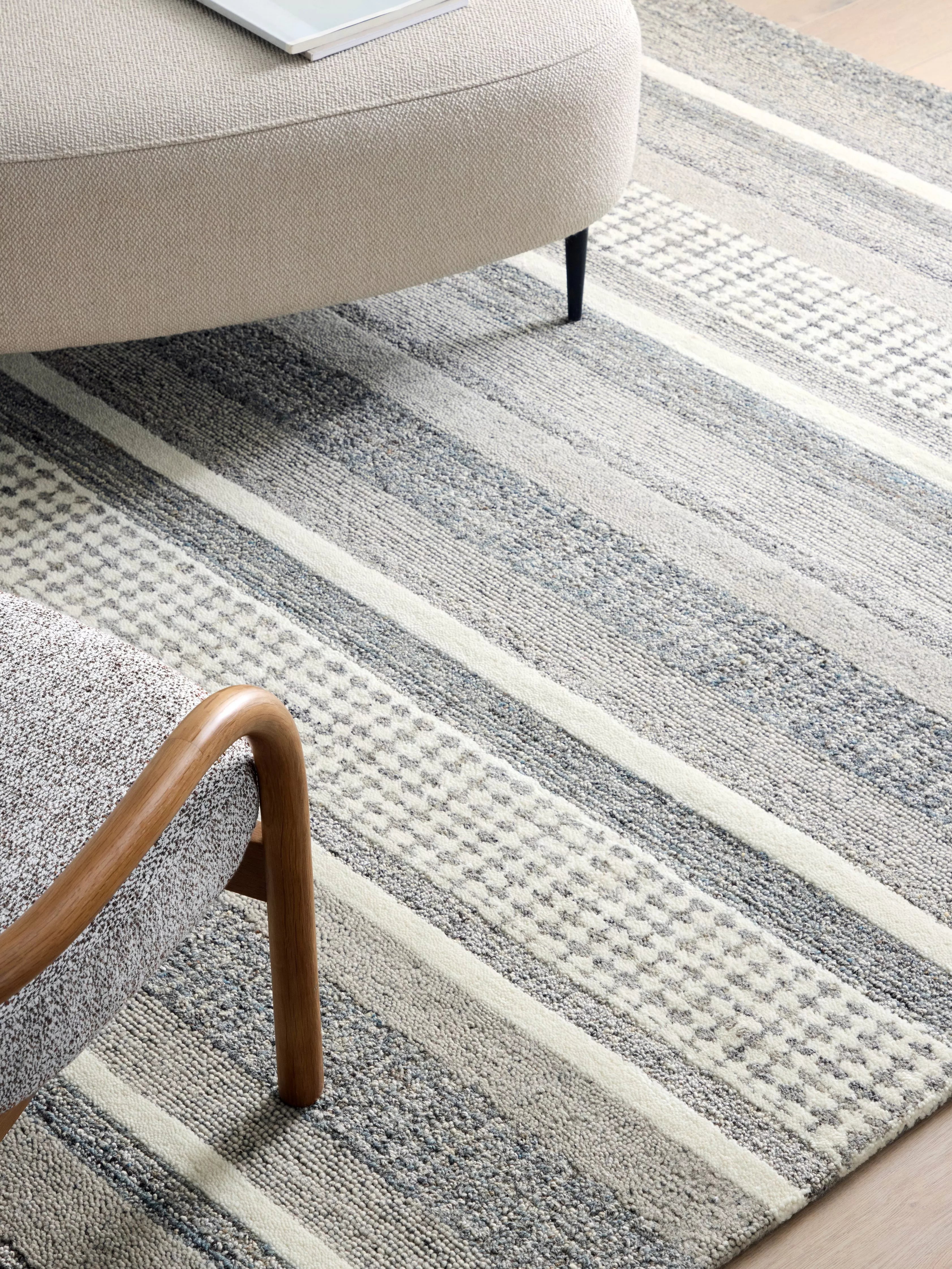 John Lewis Mosserud Stripe Rug 120x180cm UK version