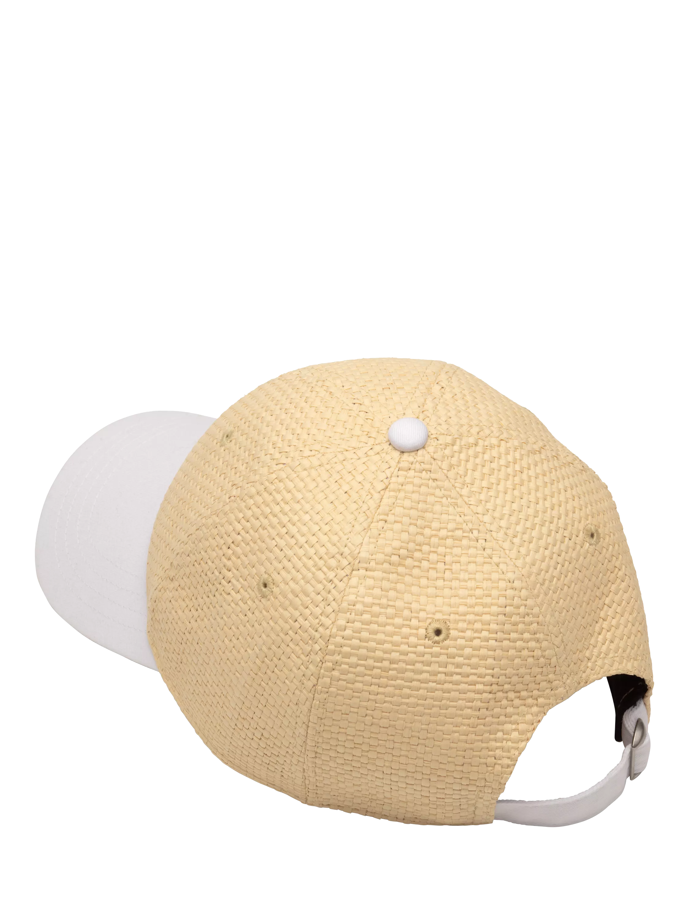 Hay Life straw baseball cap sand white - British product