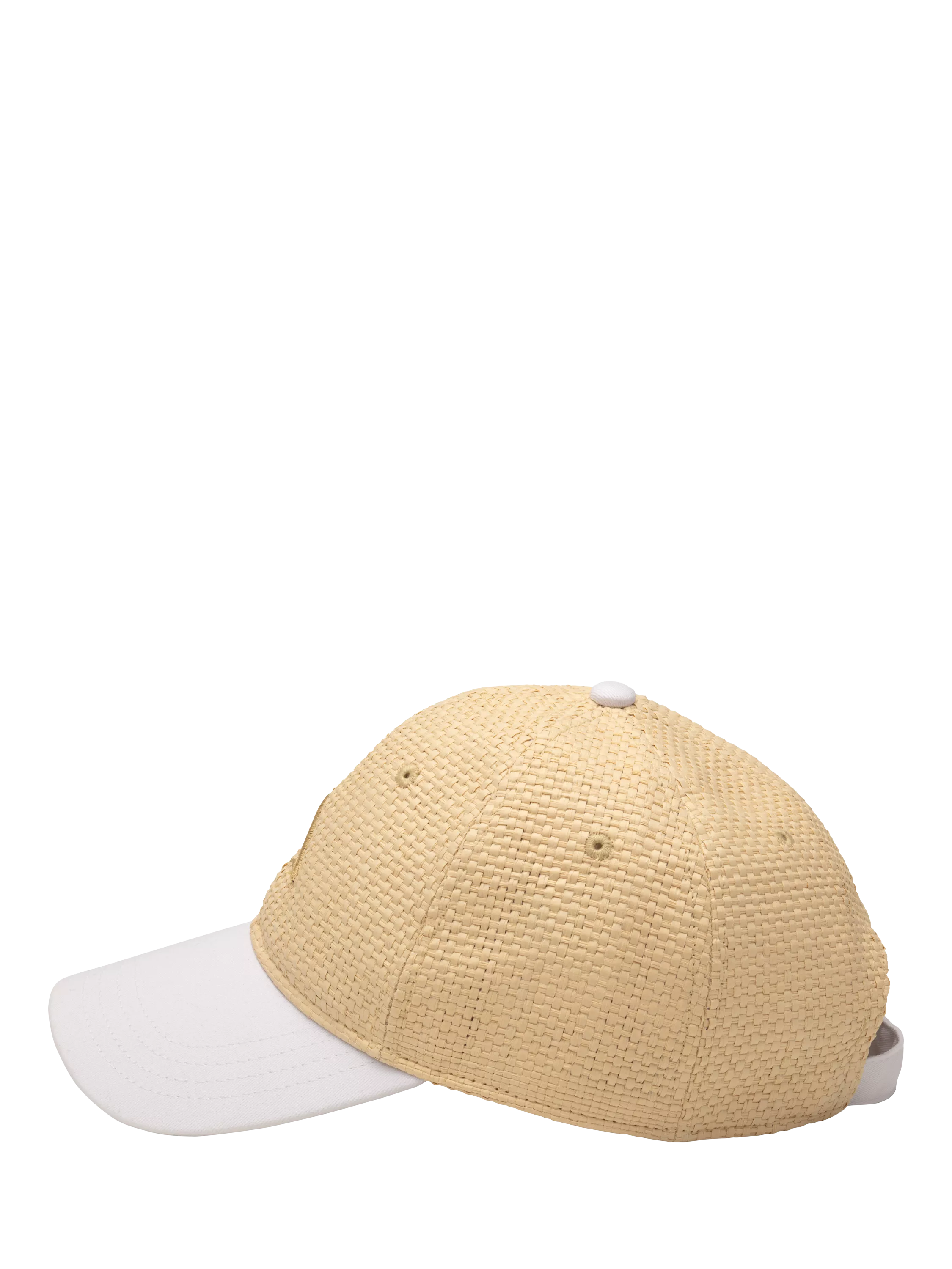 Hay Life straw baseball cap sand white - British product