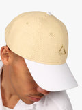 Hay Life straw baseball cap sand white - British product