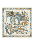 Longchamp Forêt silk square scarf 50x50cm - British product