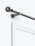 Fixed Eyelet Metal Curtain Pole Kit with Ball Finial, 28mm Diameter