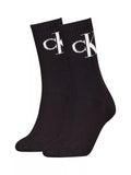 Calvin Klein ribbed socks black organic cotton (British brand)